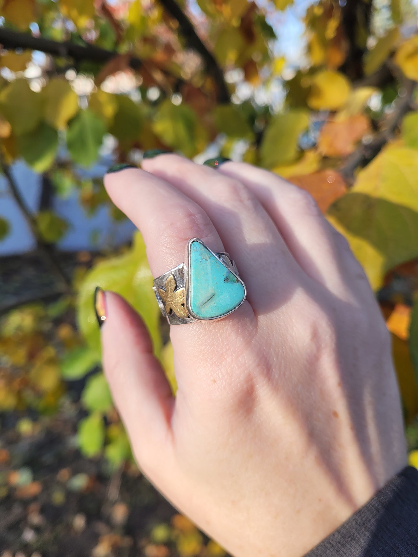 Change of Seasons Ring - Royston Turquoise